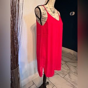 Hot pink summer dress